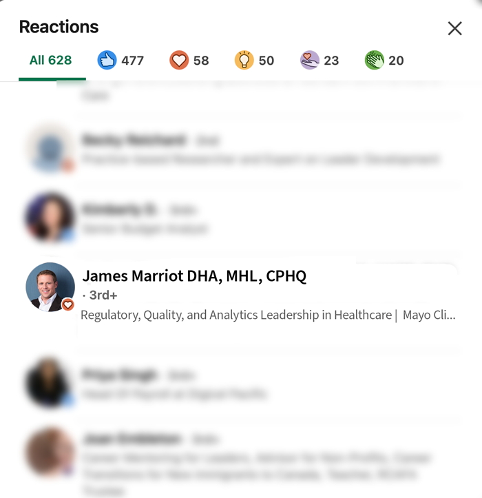 like one type of interaction on LinkedIn is simply endorsing by 'Liking'