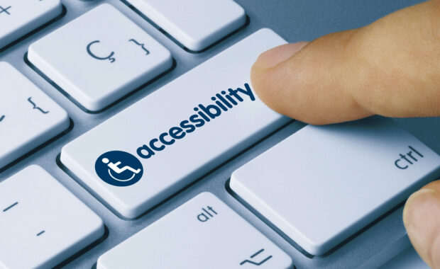 Website Accessibility is required not just for many buildings, but likely includes your website