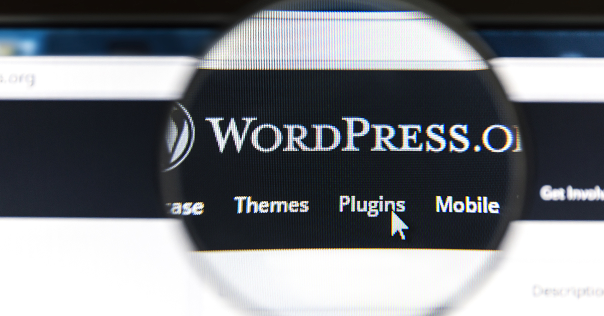 Image of WordPress menu